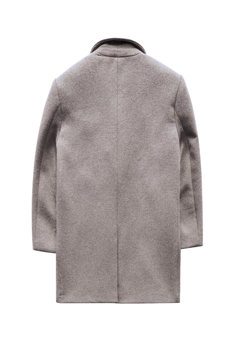 Heather Grey Overcoat