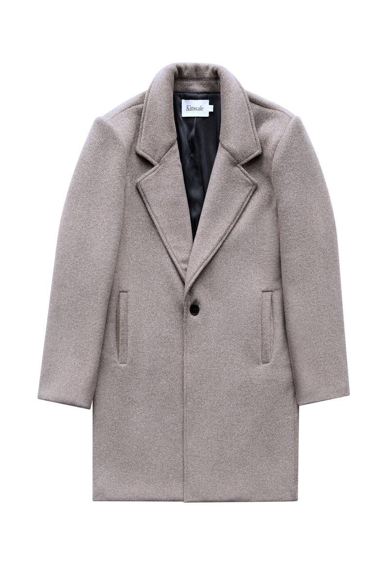 Heather Grey Overcoat