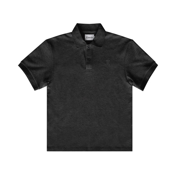 Black Cotton Polo