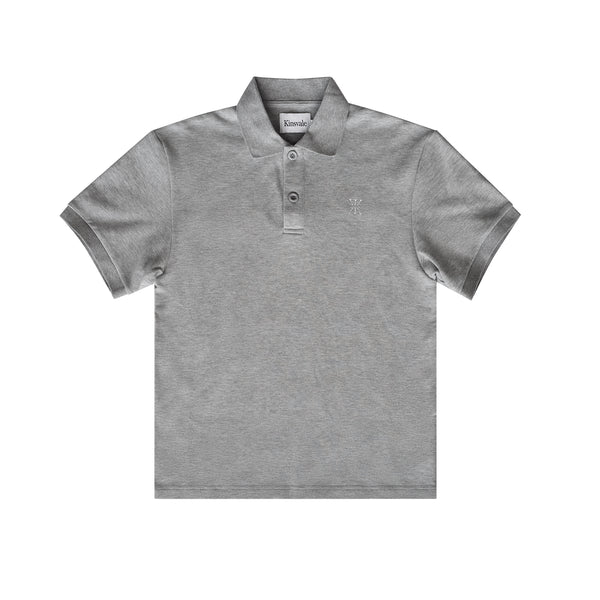Grey Cotton Polo