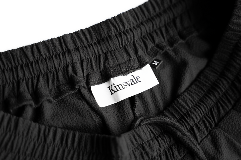 Black Seersucker Shorts