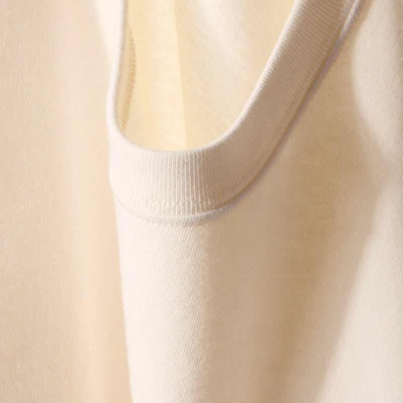 Cream Long Sleeve T-Shirt