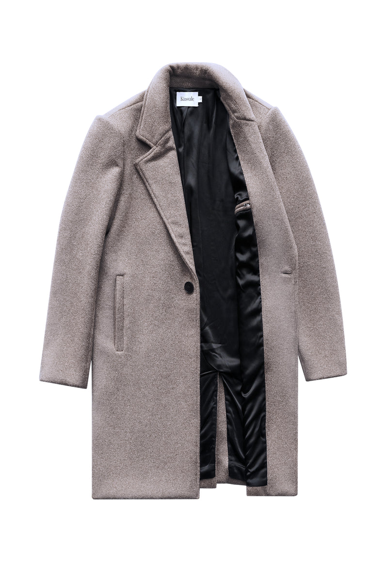 Heather Grey Overcoat