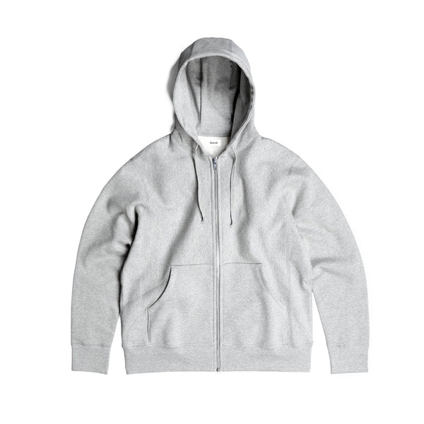 Zip Up Heather Grey Hoodie