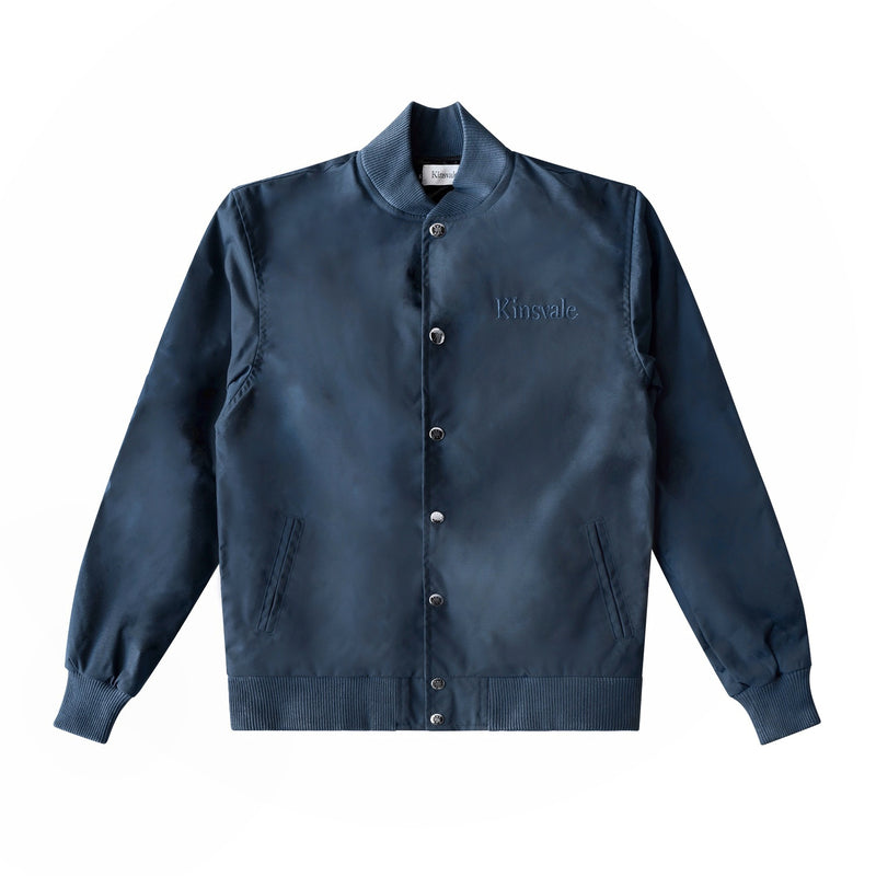 Navy Nylon Bomber